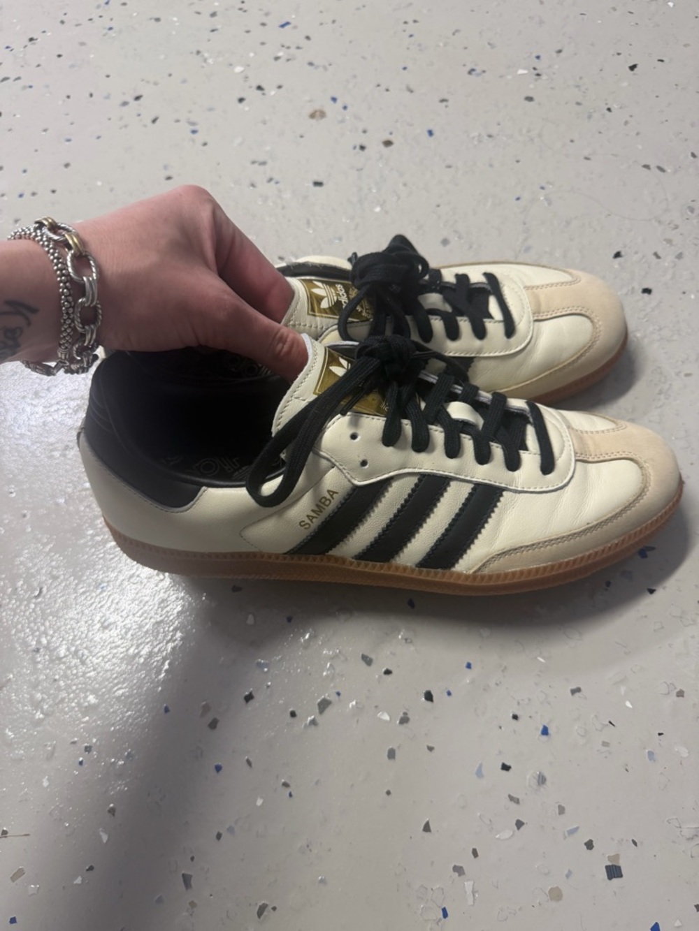 Adidas Samba Women’s Cream & Black Classic Sneaker
